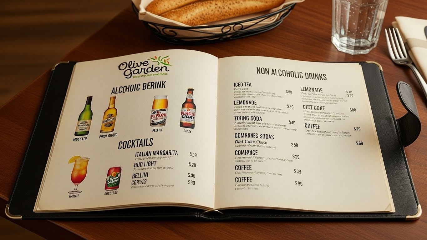 Olive Garden Drink Menu
