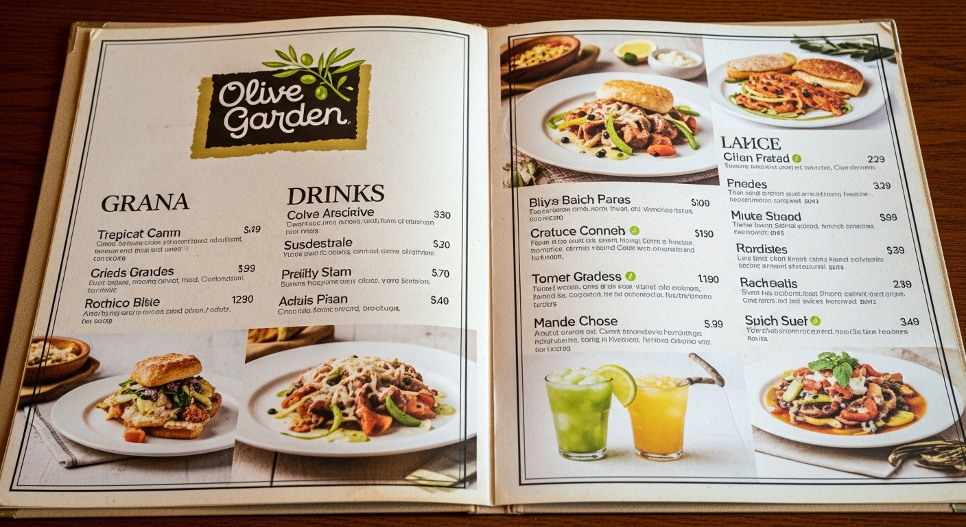 olive garden menu