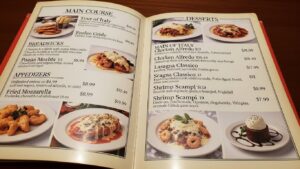 Olive Garden Menu Prices