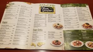 Olive Garden Menu Prices